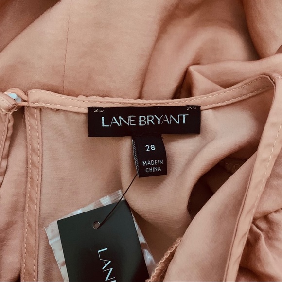 Lane Bryant Asymmetrical Ruffle Top NWT Size 28 - Picture 5 of 6